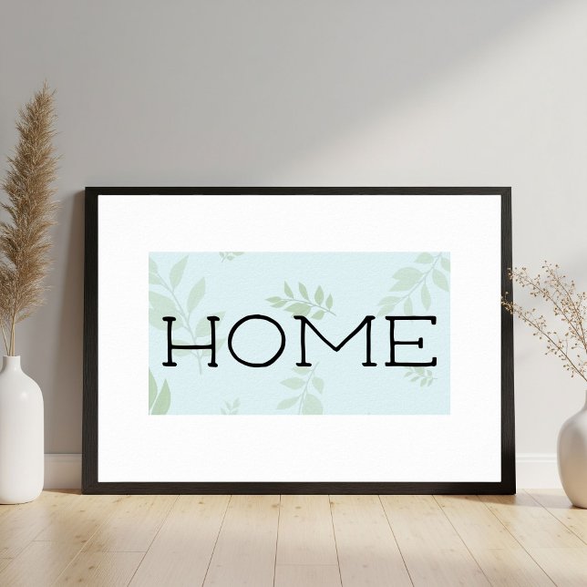 Home, Typography Wall Art, Printable Art Poster (Creator Uploaded)
