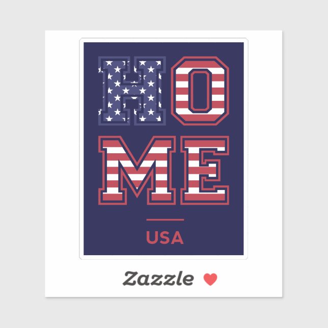 HOME USA STICKER (Sheet)