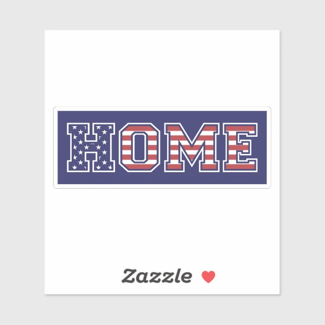 HOME USA STICKER (Sheet)