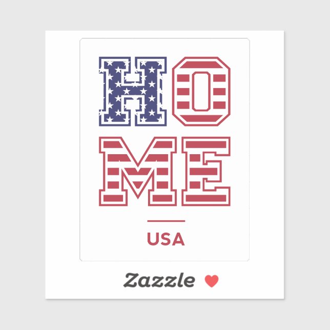 HOME USA STICKER (Sheet)