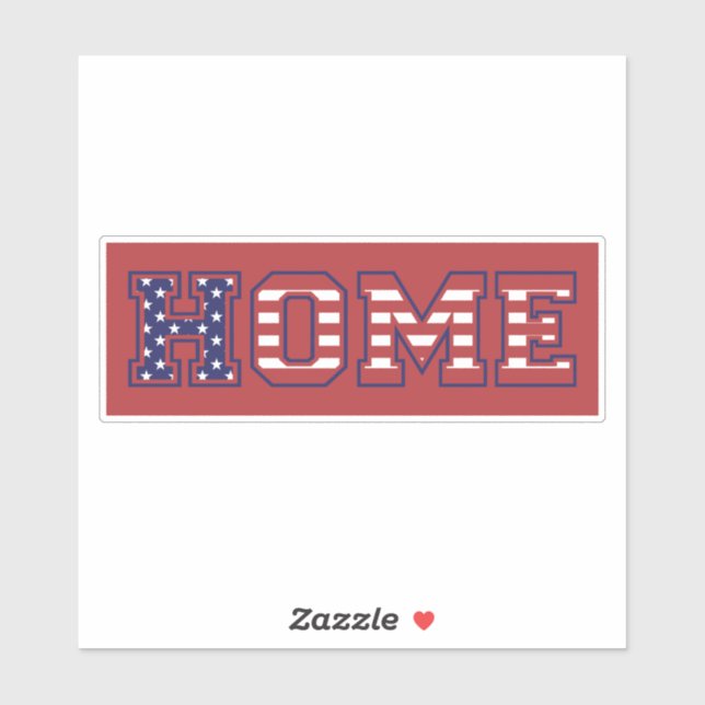 HOME USA STICKER (Sheet)
