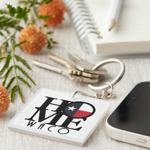 HOME Waco Texas Keychain