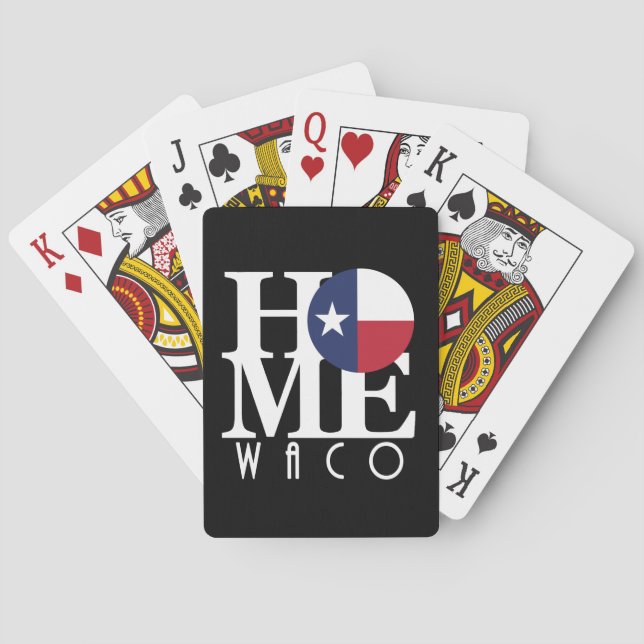 HOME Waco Texas Poker Cards (Back)