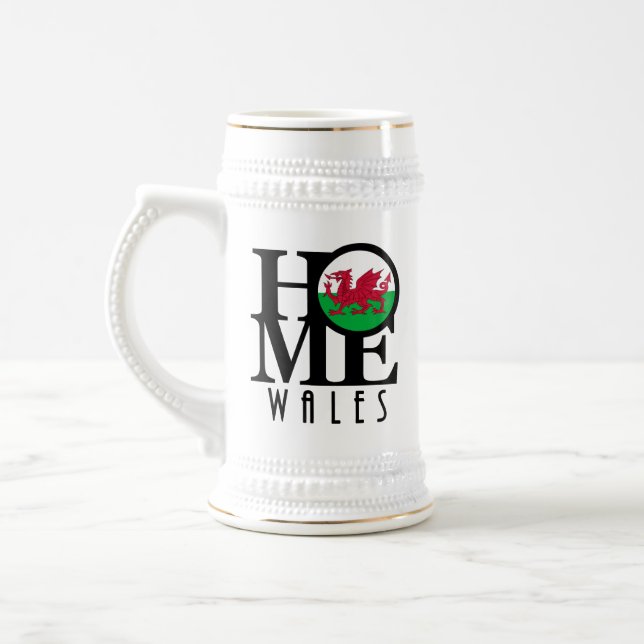 HOME Wales Beer Stein (Left)