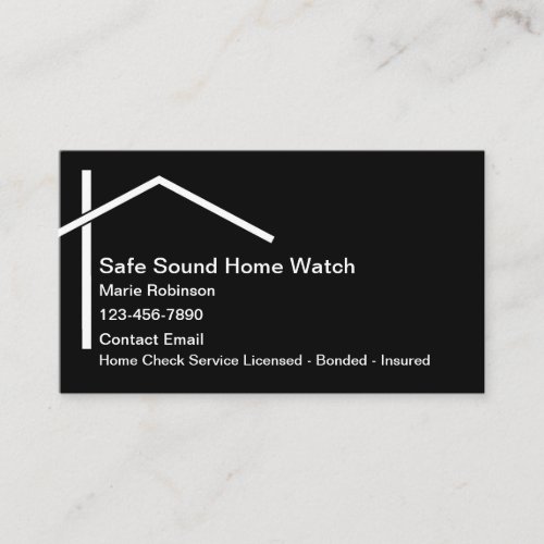 Home Watch Services Business Cards