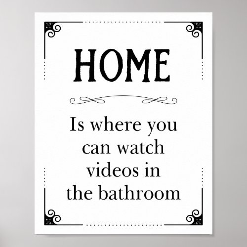 Home Watch Videos In The Bathroom Funny Decor