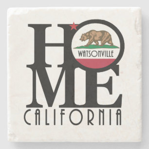 HOME Watsonville California Stone Coaster