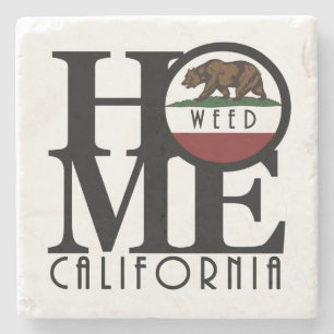HOME Weed California Stone Coaster