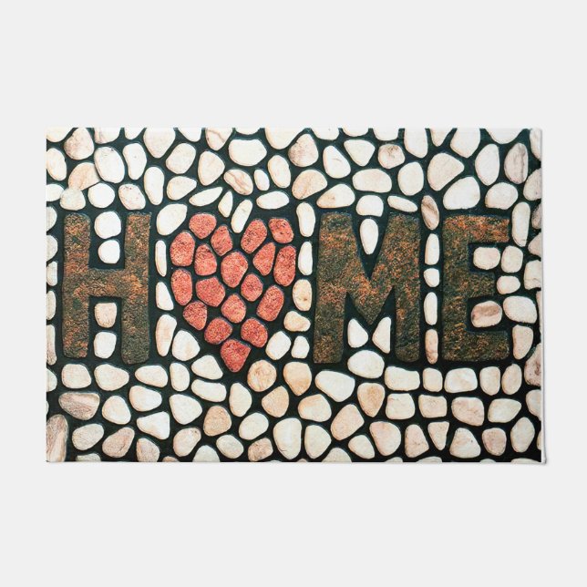  Home Welcome Doormat, Lovely Indoor Mat (Front)