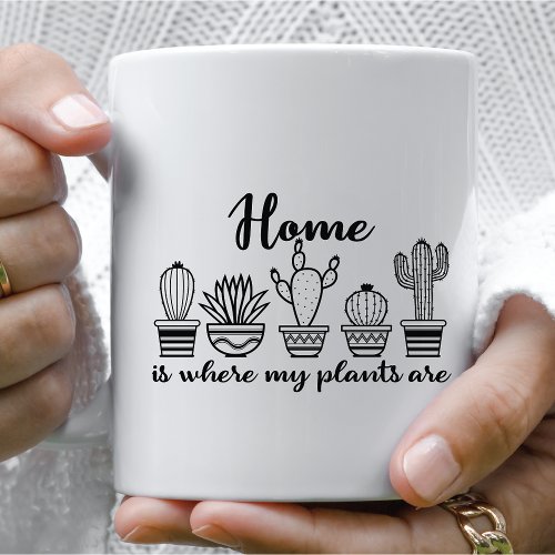 Home Where My Plants Are Coffee Mug