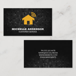 Home Wifi Technology WFH Business Card