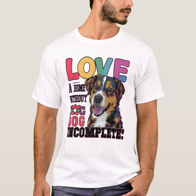 Home Without Dog Incomplete T-Shirt (Front)