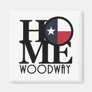 HOME Woodway Texas Magnet