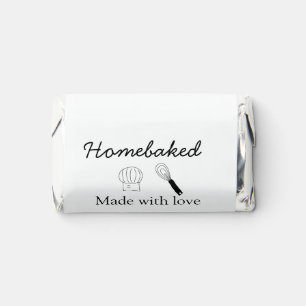 Homebaked bakery made with love add name details hershey's miniatures