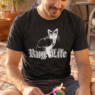 Homebody Cozy Feline Pun Humor T-Shirt