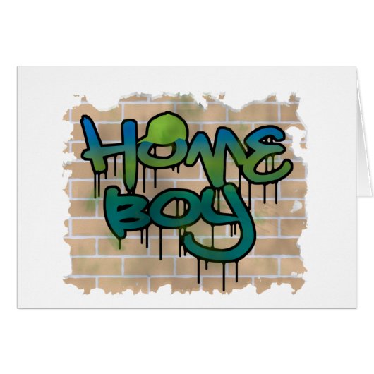 homeboy graffiti  design cards (Front Horizontal)