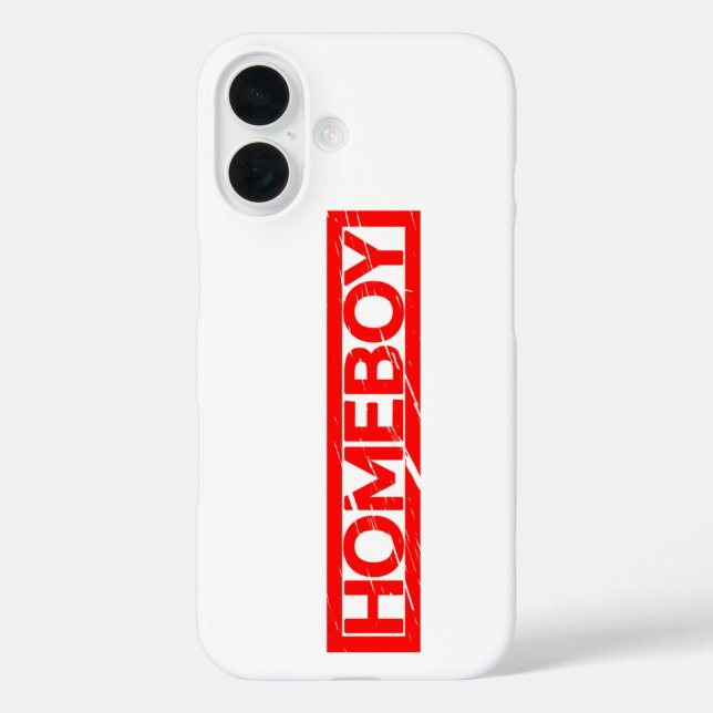 Homeboy Stamp Case-Mate iPhone Case (Back)