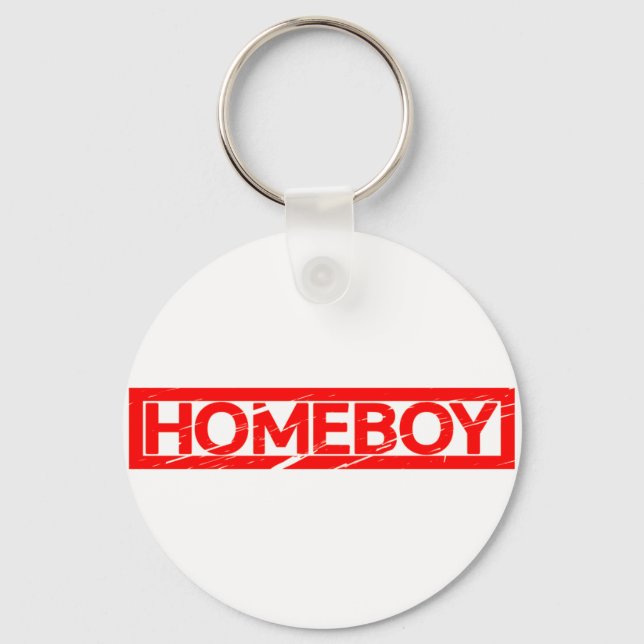 Homeboy Stamp Keychain (Front)