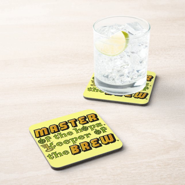 Homebrew Beer Brewer Beverage Coaster (Right Side)
