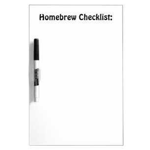Homebrew Checklist Board
