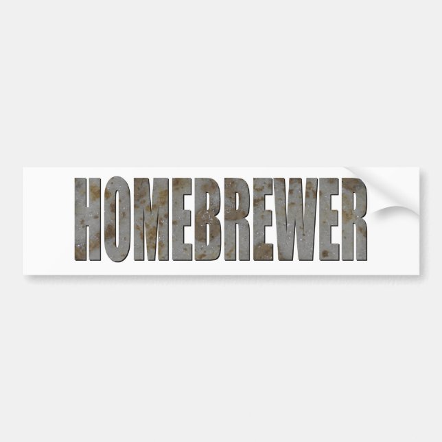 Homebrewer Bumper Sticker (Front)