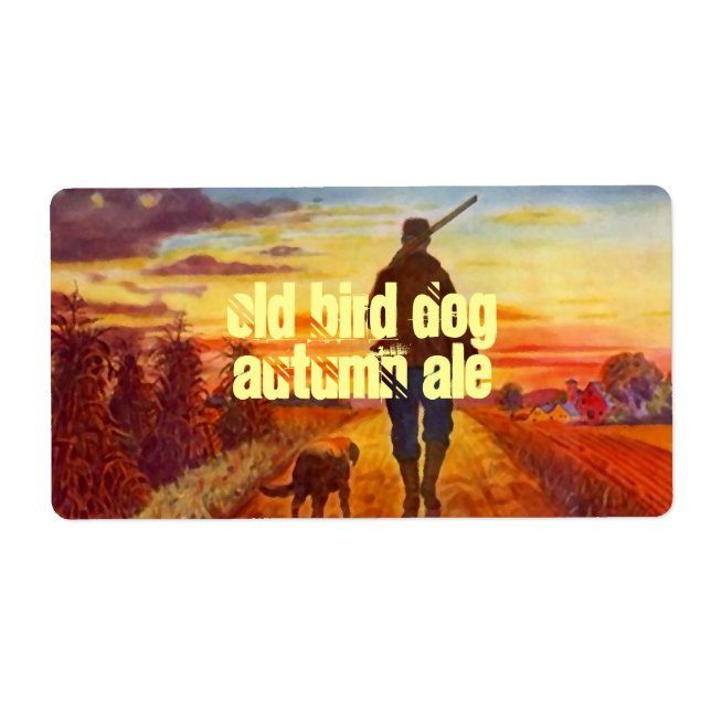 Homebrewing Supplies Beer Brewing Labels Customize (Front)