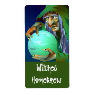 Homebrewing Supplies Beer Brewing Witch Brew Label