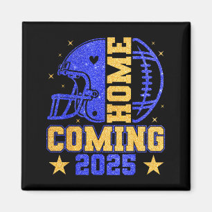 Homecoming 2025 Hoco Football Mama Girl Blue Gold Magnet