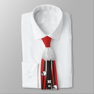 Homecoming Football Mum Necktie Maroon