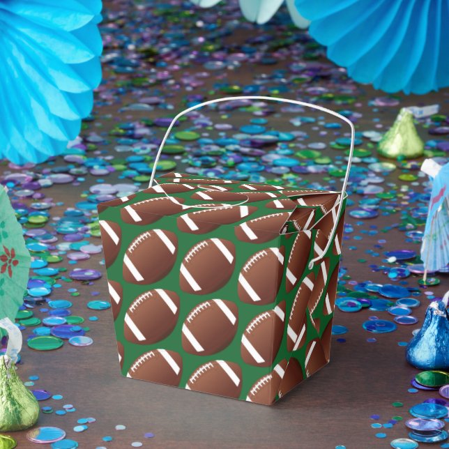 Homecoming Football Theme Celebration Party Favor Boxes (Party)