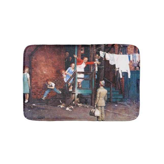 Homecoming G.I. Bathroom Mat (Front)