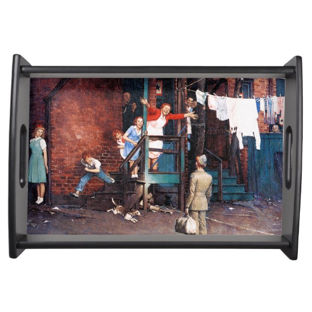 Homecoming G.I. Serving Tray (Front)