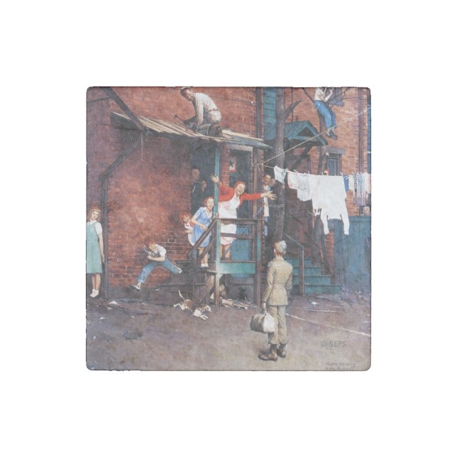 Homecoming G.I. Stone Magnet (Front)