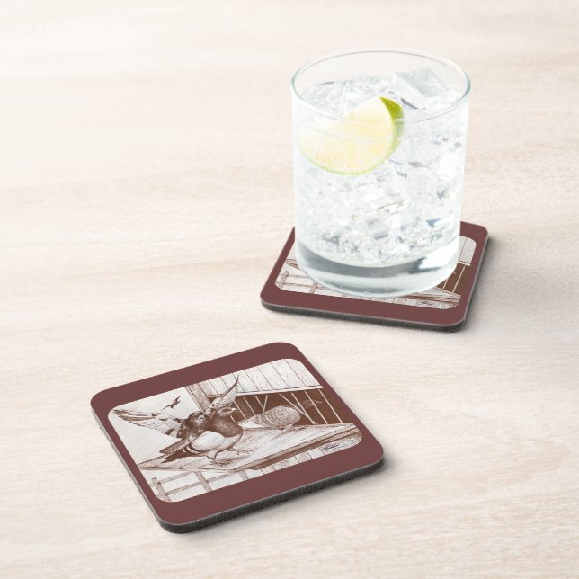 Homecoming Homers Beverage Coaster (Right Side)