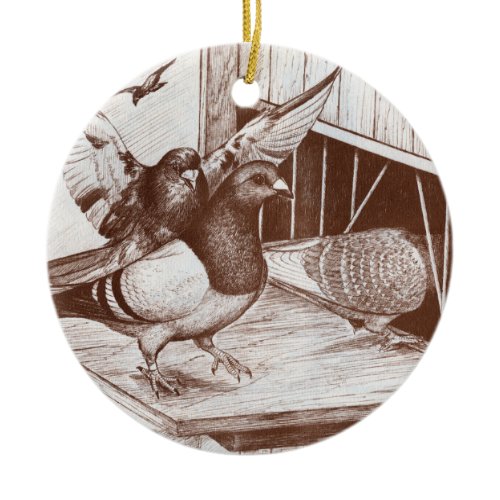 Homecoming Homers Ceramic Ornament