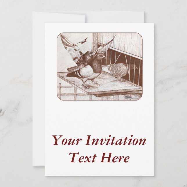 Homecoming Homers Invitation (Front)