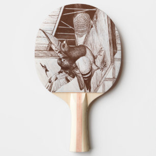 Homecoming Homers Ping-Pong Paddle