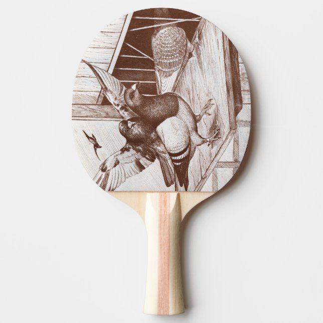 Homecoming Homers Ping-Pong Paddle (Front)