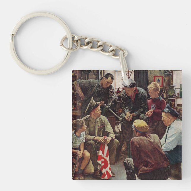 Homecoming Marine Keychain (Front)