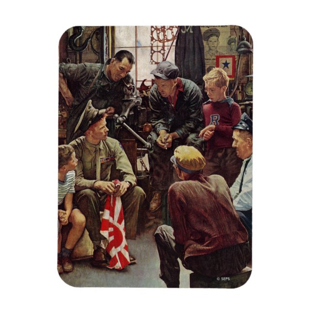 Homecoming Marine Magnet (Vertical)