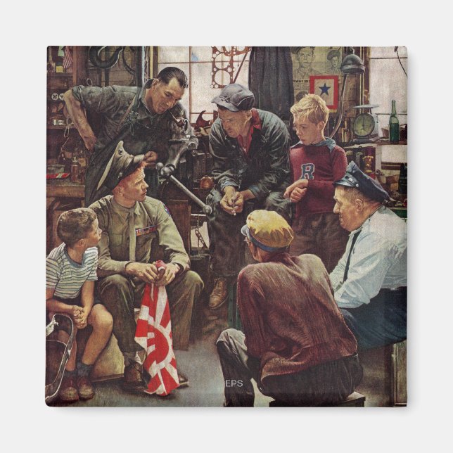 Homecoming Marine Magnet (Front)