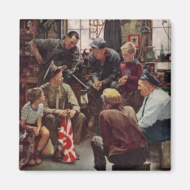 Homecoming Marine Magnet (Front)