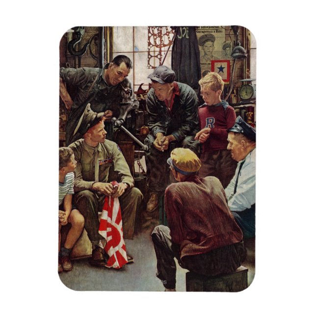 Homecoming Marine Magnet (Vertical)