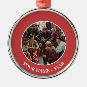 Homecoming Marine Metal Ornament