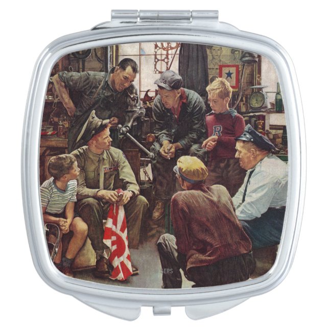 Homecoming Marine Mirror For Makeup (Front)