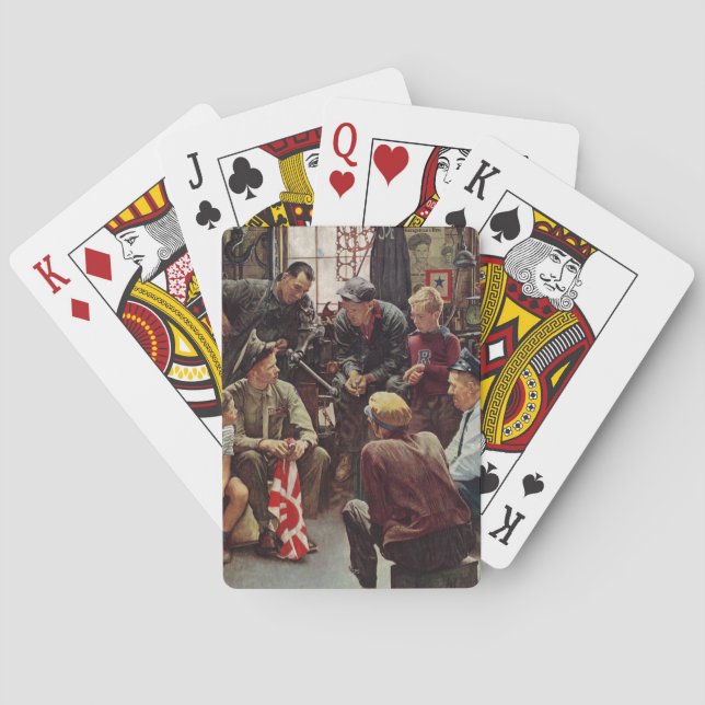 Homecoming Marine Poker Cards (Back)