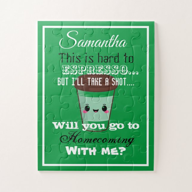 Homecoming or Prom Proposal Jigsaw Puzzle (Vertical)