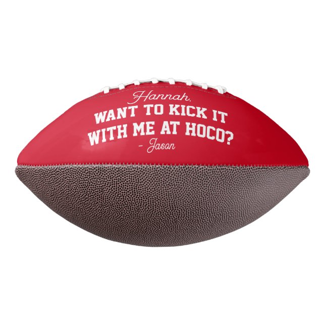 Homecoming Proposal HOCO Prom Proposal Ideas  Foot Football (Rotated 270)