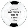 Homecoming Proposal or Prom Proposal Ideas Soccer Ball