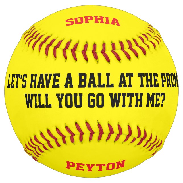 Homecoming Proposal Prom Posal Softball (Front)
